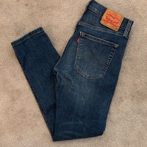 Levi's Men's Dark Blue Straight Jeans